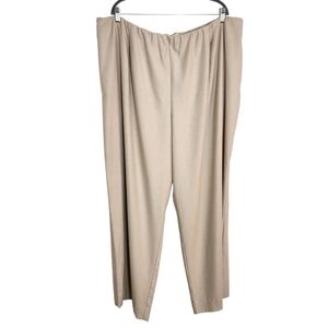 Vince Cream Full Leg Pull-On Pants Size XXXL